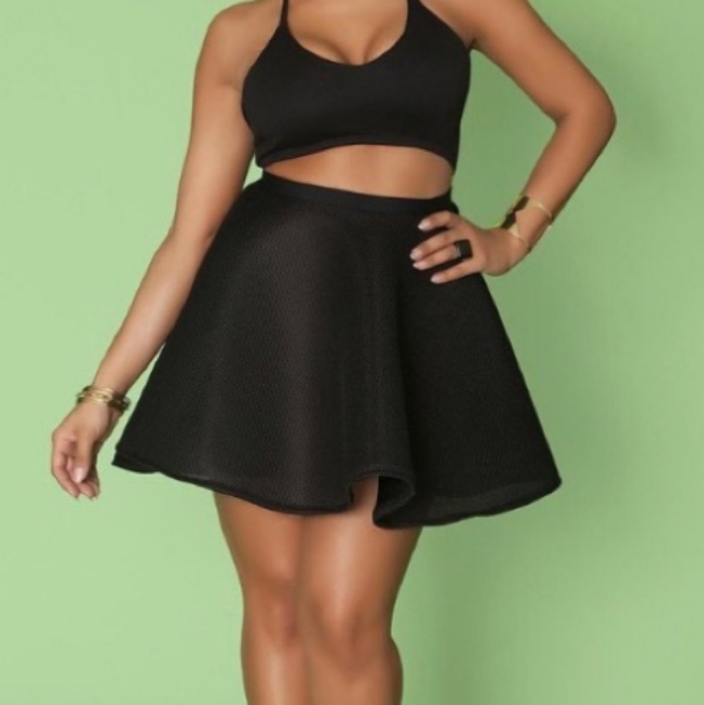 Flare skater skirt